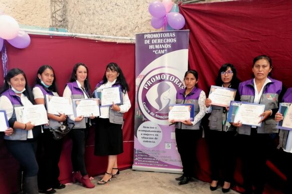 Nuevas promotoras de Derechos Humanos del CAM Nuevas promotoras de Derechos Humanos del CAM